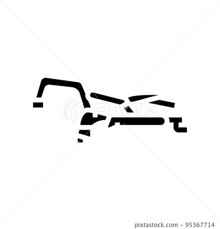 bench clamp glyph icon vector illustration 95367714