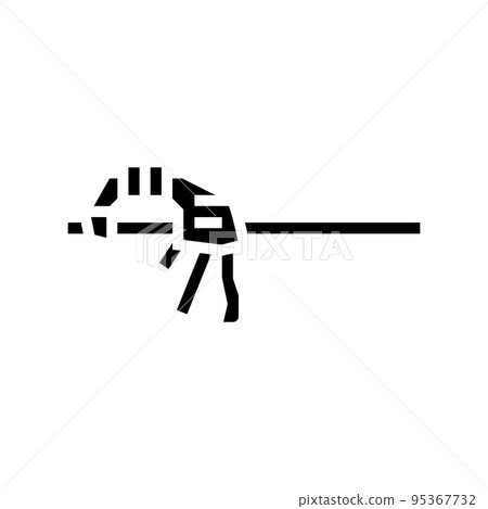 quick grip clamp glyph icon vector illustration 95367732