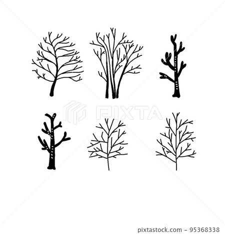 樹線繪製矢量圖 95368338