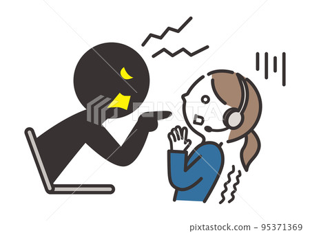 Female operator suitable for customer harassment / Customer harassment Female operator suitable for customer harassment / Customer harassment 95371369