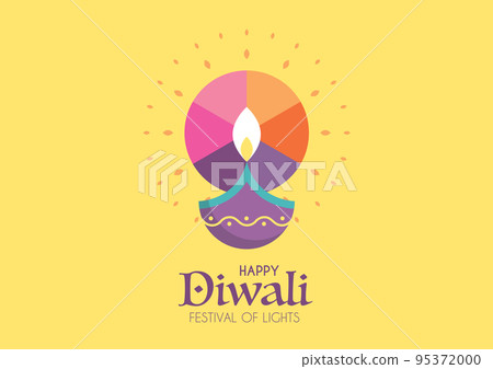 Diwali Hindu festival poster 95372000