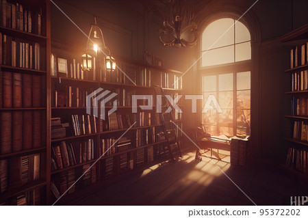 shelf with books shelf with books 95372202