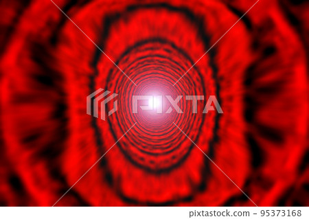 Background material with the image of a warp in outer space (image of a wormhole / black hole) 95373168