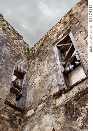 Architectural remains in the French countryside Architectural remains in the French countryside 95374112
