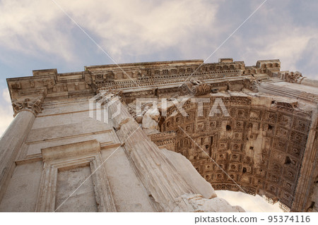 Ancient stoned remains in Rome Ancient stoned remains in Rome 95374116