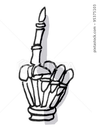 skull and crossbones bone hand sign bad ominous simple skull and crossbones bone hand sign bad ominous simple 95375103