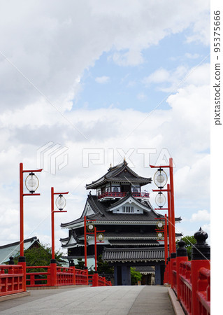 ≪Scenery≫ Cheongju Castle seen from the Ote Bridge, reminiscent of Studio Ghibli 1 95375666