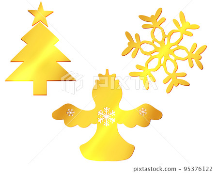 Christmas ornament metallic Christmas ornament metallic 95376122