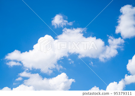 Blue sky cloud background material image Blue sky cloud background material image 95379311