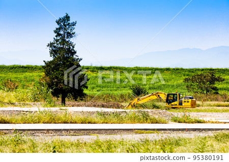 工程車輛、重型設備、反鏟 95380191