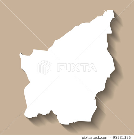San Marino vector country map silhouette 95381356