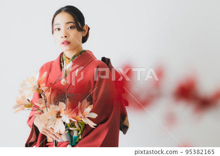 和服色素色風衣 95382165