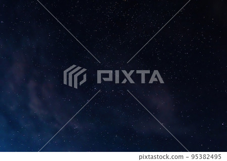 Night starry sky. Constellations and nebulae in space 95382495