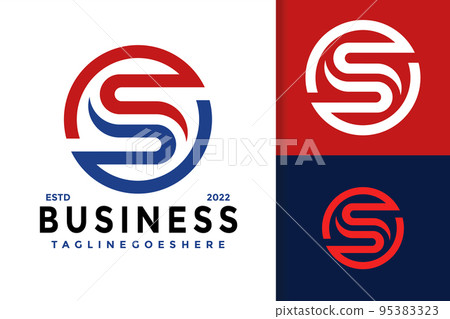 S Letter Company Logo Design, brand identity logos vector, modern logo, Logo Designs Vector Illustration Template 95383323