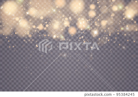 Shining bokeh isolated on transparent background. Light isolated lights. Transparent blurry shapes. Abstract light effect. Vector illustration. Shining bokeh isolated on transparent background. Light isolated lights. Transparent blurry shapes. Abstract light effect. Vector illustration. 95384245