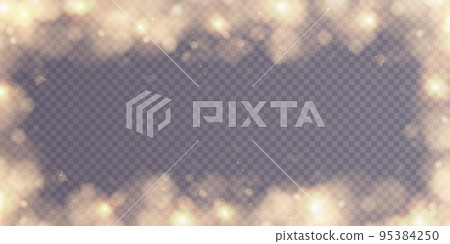 Shining bokeh isolated on transparent background. Light isolated lights. Transparent blurry shapes. Abstract light effect. Vector illustration. Shining bokeh isolated on transparent background. Light isolated lights. Transparent blurry shapes. Abstract light effect. Vector illustration. 95384250