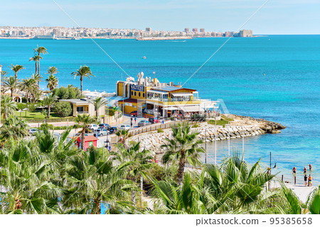 Restaurant on the beach of Punta Prima 95385658