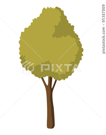 Isometric road construction scene element. Tree icon vector illustration Isometric road construction scene element. Tree icon vector illustration 95387809