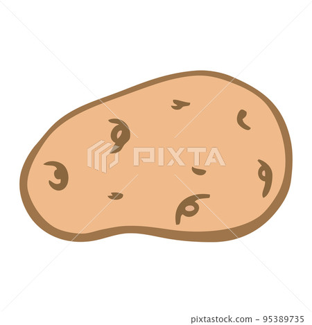 Potatoes. Isolated object. Flat vector image. 95389735