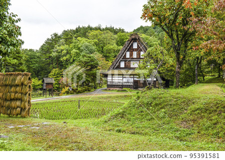 Hida no Sato in autumn (rainy weather) Hida no Sato in autumn (rainy weather) 95391581
