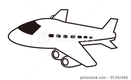 Illustration of an airplane 95392466