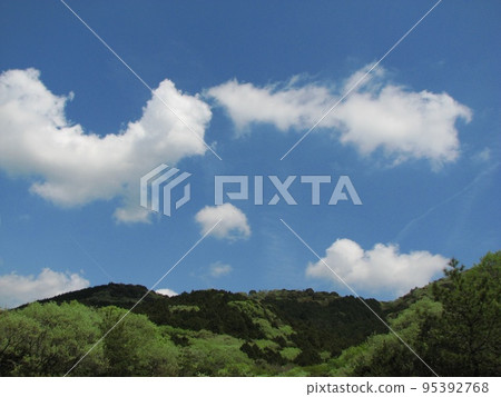 Fresh green mountain Fresh green mountain 95392768