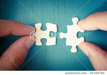 Docking puzzle pieces (mystery solving) Docking puzzle pieces (mystery solving) 95394760