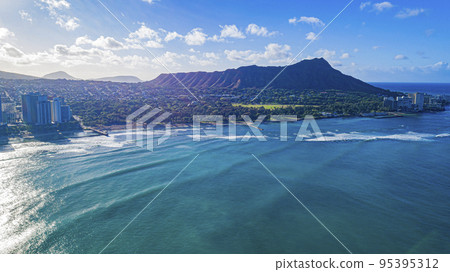 夏威夷瓦胡島航拍 95395312