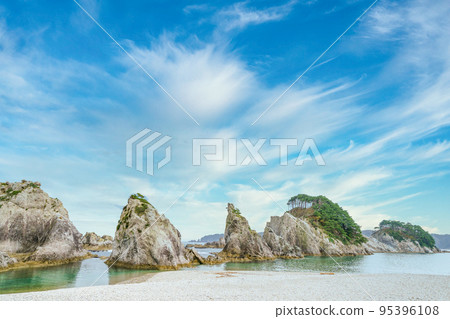 "Iwate Prefecture" Jodogahama scenery Miyako City "Iwate Prefecture" Jodogahama scenery Miyako City 95396108