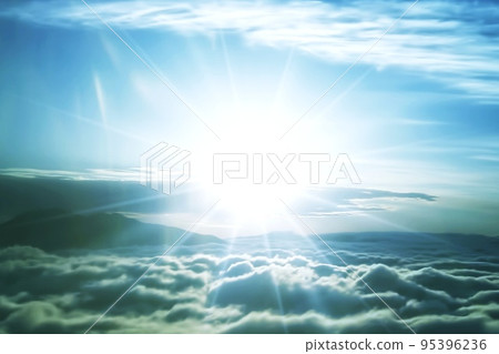 太陽和雲海 95396236