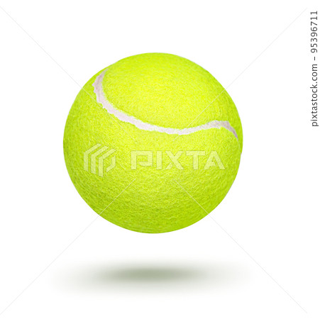 tennis ball isolated on white 95396711