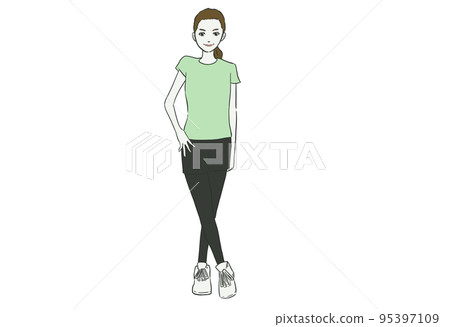woman with good style 95397109