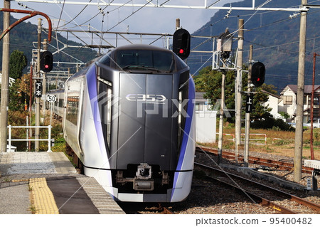 Limited Express Azusa from JR Hakuba Station 95400482