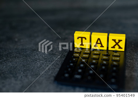TAX (image of tax and calculation) TAX (image of tax and calculation) 95401549