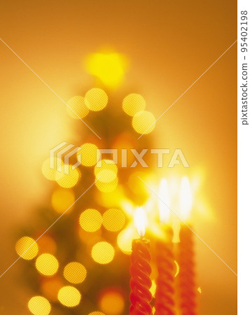 Christmas tree with dots Christmas tree with dots 95402198