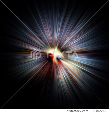 Blur light burst making speed effect 95402282