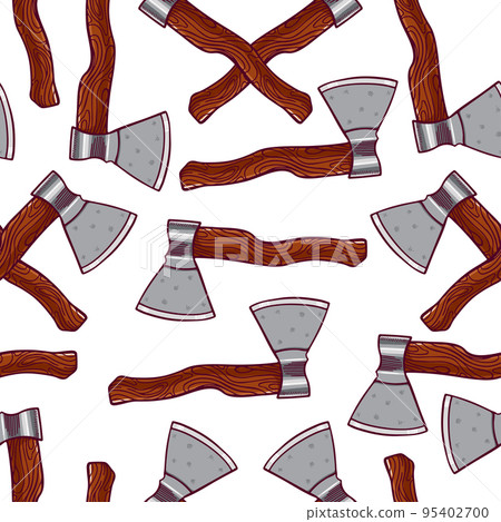 pattern of axes - Stock Illustration [95402700] - PIXTA