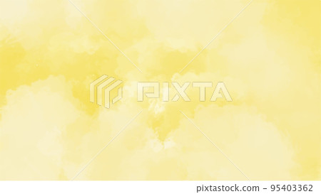 Yellow watercolor background for textures backgrounds and web banners design 95403362