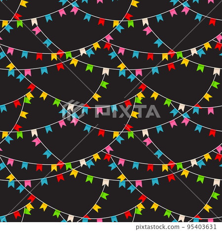 Seamless colorful flags Seamless colorful flags 95403631