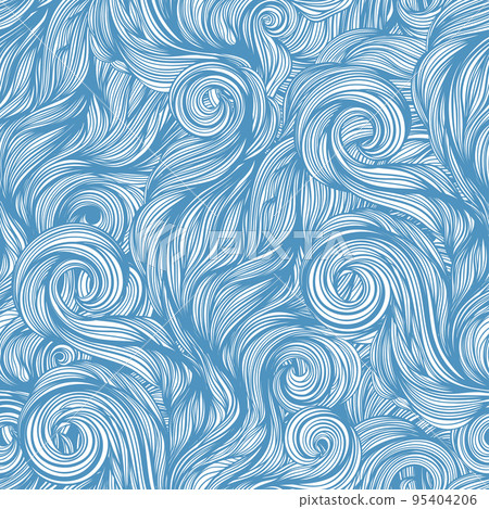 Wave seamless pattern Wave seamless pattern 95404206