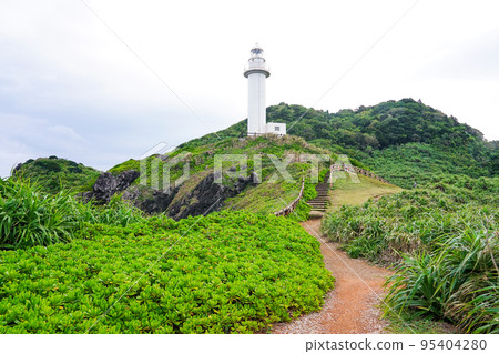 Ishigaki Mikanzaki Lighthouse standing on a cliff (Ishigaki Island, Okinawa Prefecture) Ishigaki Mikanzaki Lighthouse standing on a cliff (Ishigaki Island, Okinawa Prefecture) 95404280