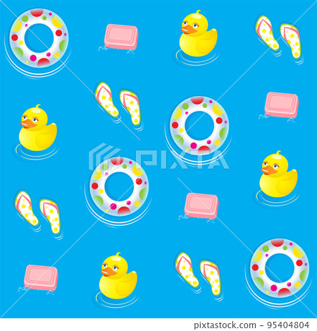 Blue water seamless pattern Blue water seamless pattern 95404804