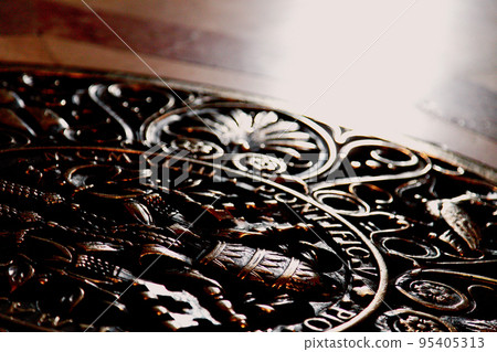 St. Peter's Basilica floor relief light and shadow St. Peter's Basilica floor relief light and shadow 95405313