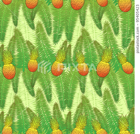 Seamless green pattern Seamless green pattern 95405423