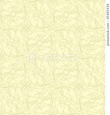 retro floral pattern 95405439