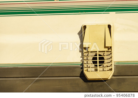 Camper detail. Chimney ventilation plate Camper detail. Chimney ventilation plate 95406878