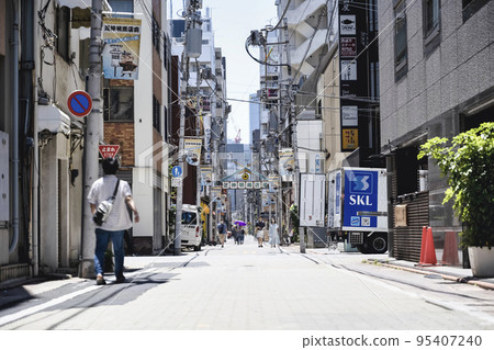 港區都市風景、東京芝新明商店街 港區都市風景、東京芝新明商店街 95407240