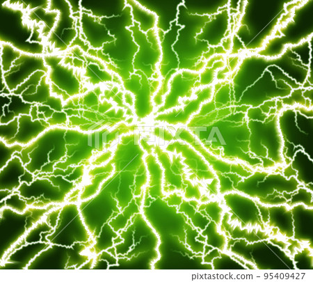 Lightning flash green Lightning flash green 95409427