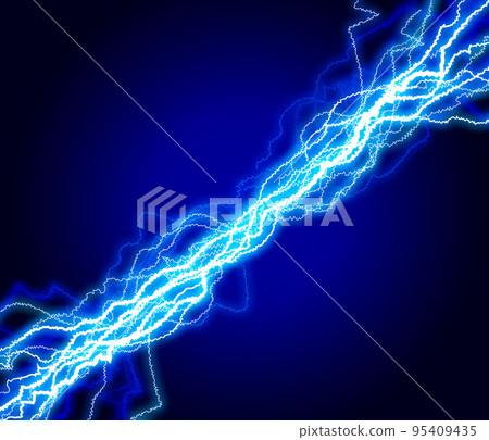 Lightning flash blue 95409435