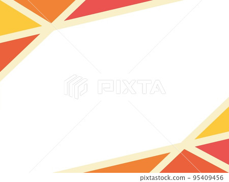 Geometric pattern frame triangle white space Geometric pattern frame triangle white space 95409456